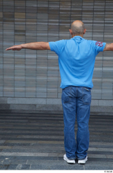 Whole Body Man T poses White Casual Average Standing Street photo references